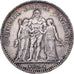 France, 5 Francs, Hercule, 1877, Bordeaux, Silver, VF(30-35), Gadoury:745a