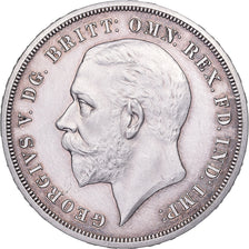 Great Britain, George V, Crown, 1935, London, Silver, AU(55-58), KM:842a