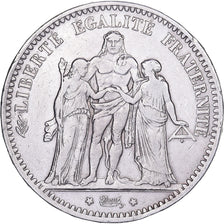 France, 5 Francs, Hercule, 1878, Bordeaux, Silver, VF(30-35), Gadoury:745a