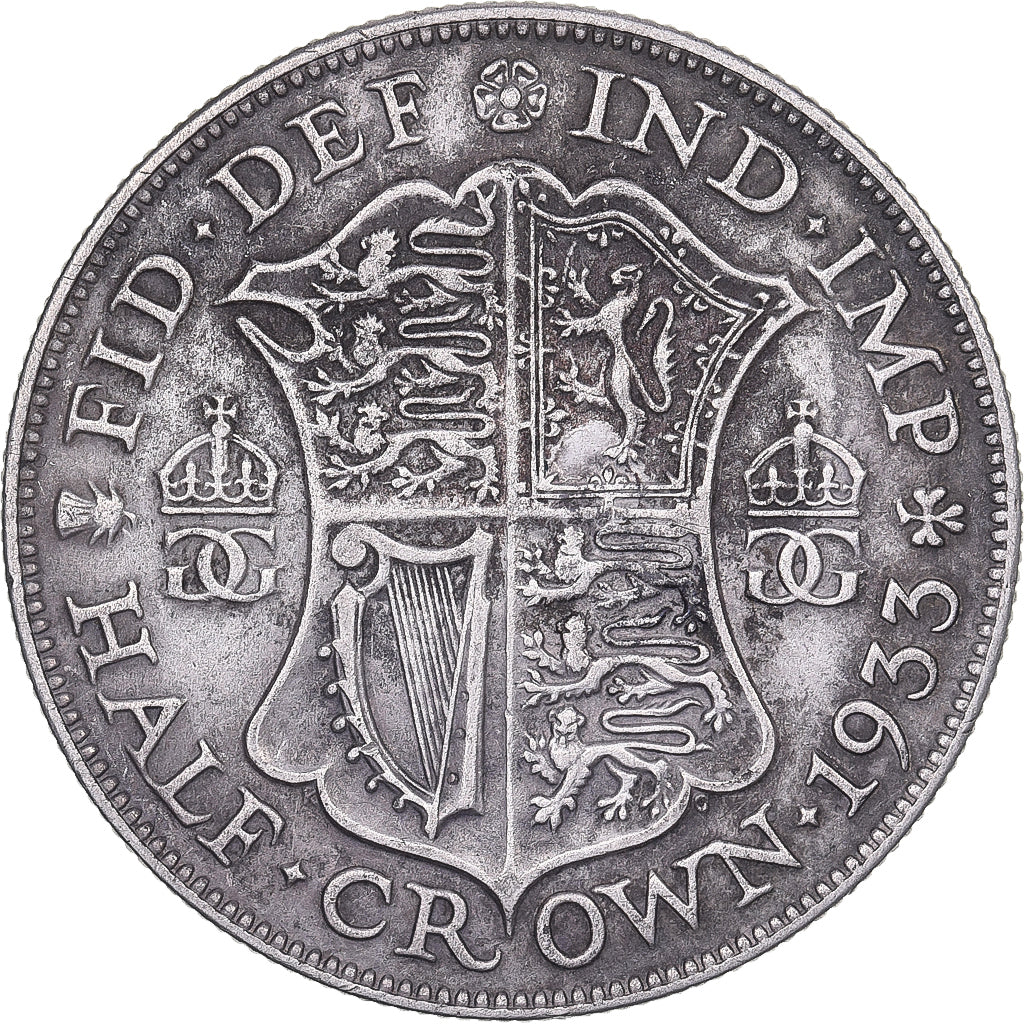 Gran Bretagna, George V, Half crown, 1933, London, Argento, BB+