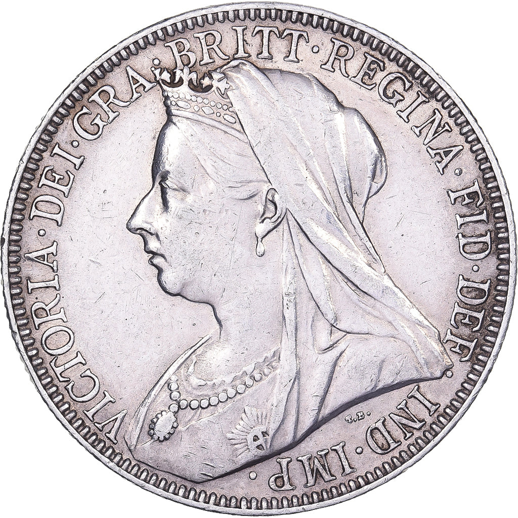 Groot Bretagne, Victoria, Florin, Two Shillings, 1900, London, Zilver, ZF+