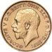 Great Britain, George V, 1/2 Sovereign, 1913, Gold, EF(40-45), KM:819
