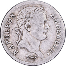 Francia, 1/2 Franc, Napoléon I, 1812, Paris, Plata, BC+, Gadoury:399, KM:691.1