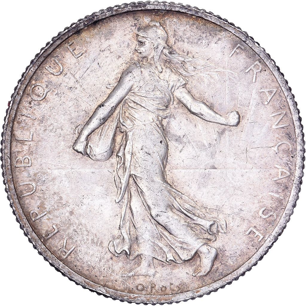 Frankreich, 2 Francs, Semeuse, 1914, Castelsarrasin, Silber, S+, Gadoury:532