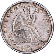 États-Unis, Half Dollar, Seated Liberty Half Dollar, '1878, Philadelphie