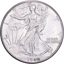 Vereinigte Staaten, Half Dollar, Walking Liberty Half Dollar, 1942, U.S. Mint