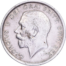 Gran Bretagna, George V, 1/2 Crown, 1916, Argento, BB, KM:818.1