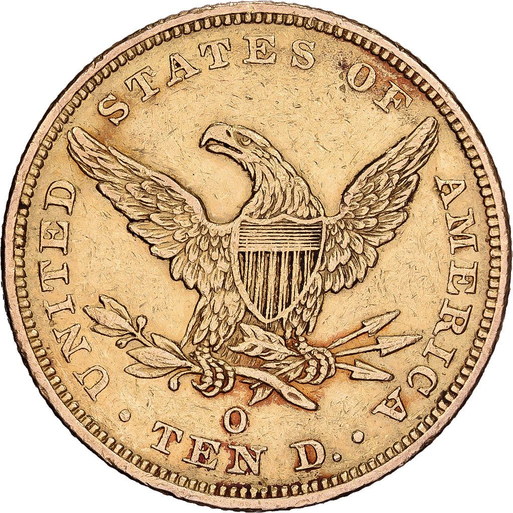 United States, 10 Dollars, Coronet Head, 1842, New Orleans, Gold