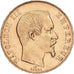 Francia, Napoleon III, 50 Francs, Napoléon III, 1857, Paris, Oro, MBC, KM:785.1