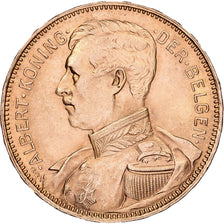 Bélgica, 20 Francs, 20 Frank, 1914, Oro, MBC, KM:79
