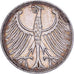 ALEMANIA - REPÚBLICA FEDERAL, 5 Mark, 1951, Stuttgart, Plata, MBC+, KM:112.1
