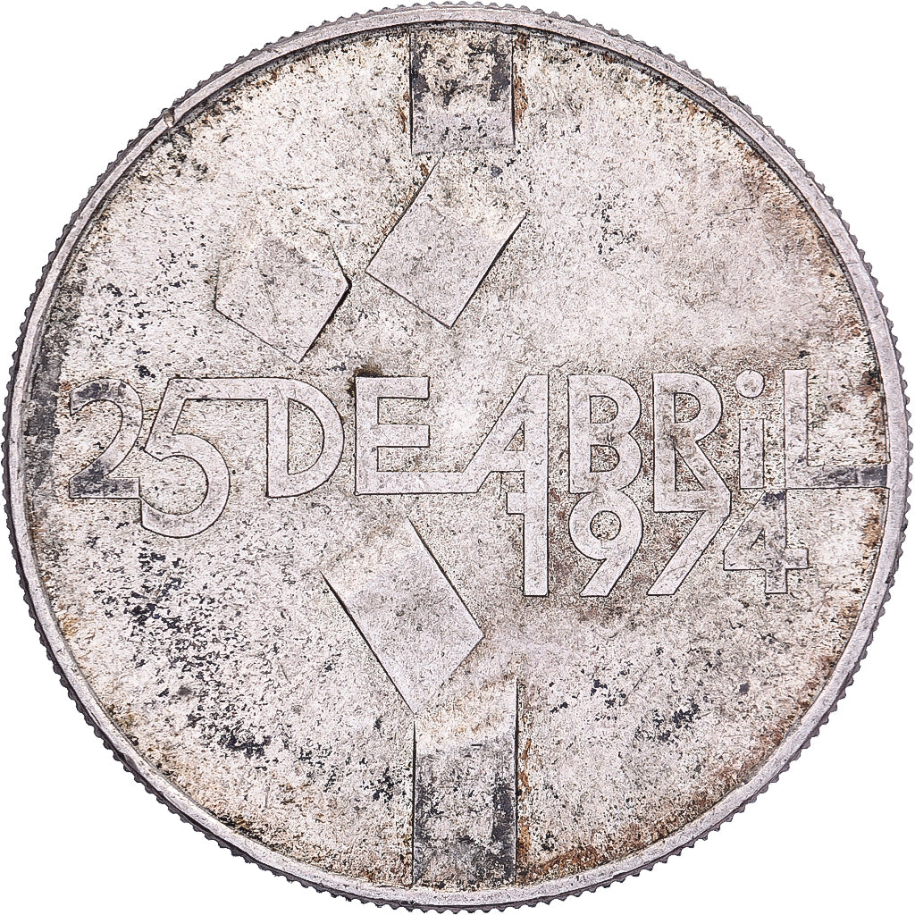 Portogallo, 100 Escudos, 1974, Lisbon, Argento, MB+, KM:603