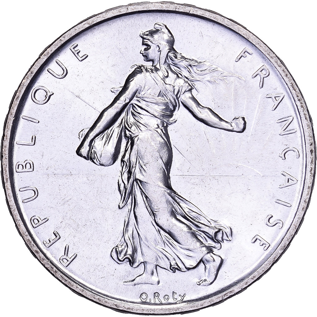 France, 5 Francs, Semeuse, 1960, Silver, MS(63), Gadoury:770, Le Franc:F.340