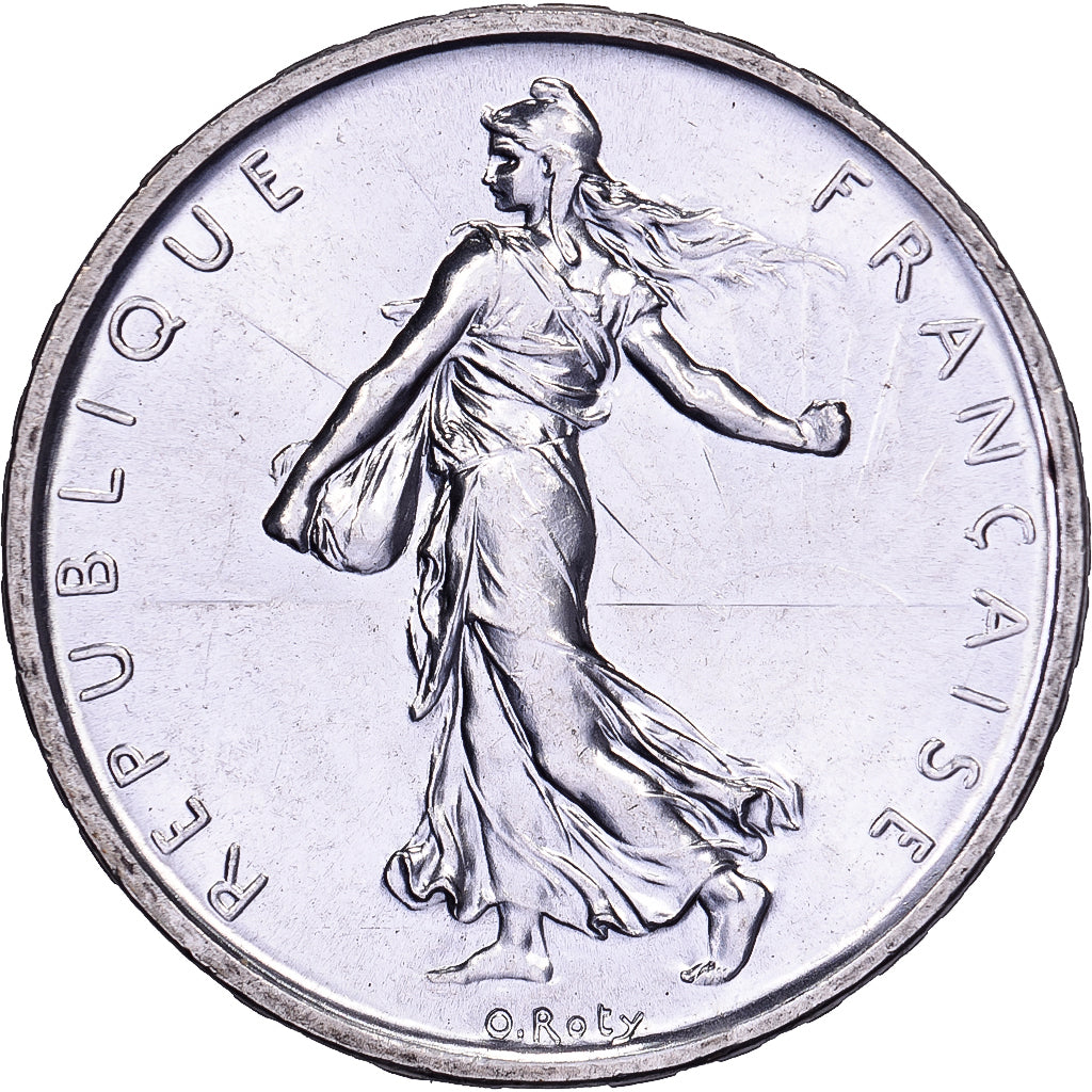 France, 5 Francs, Semeuse, 1960, Silver, MS(63), Gadoury:770, Le Franc:F.340