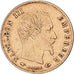 Francia, Napoleon III, 5 Francs, 1857, Paris, Oro, MB+, Gadoury:1001, KM:787.1