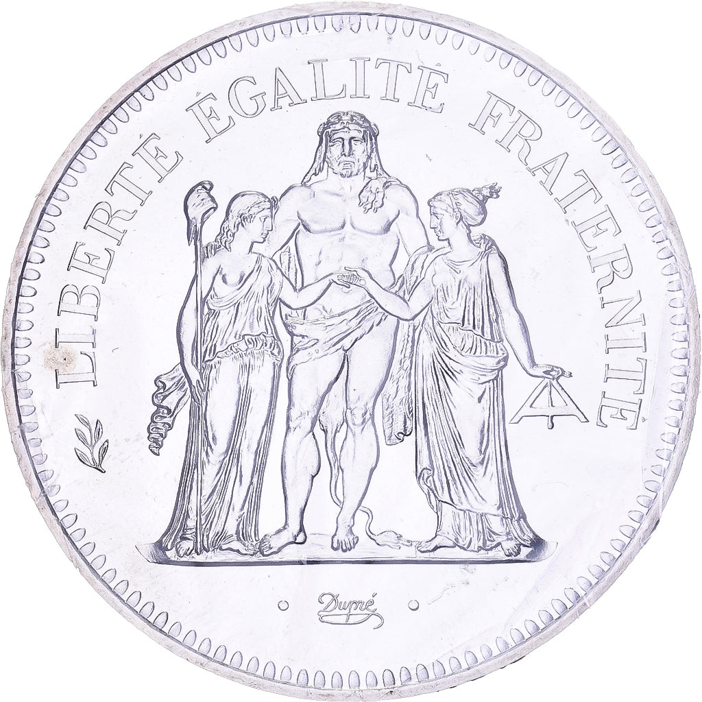 France, 50 Francs, Hercule, 1974, Paris, série FDC, Argent, FDC, Gadoury:882