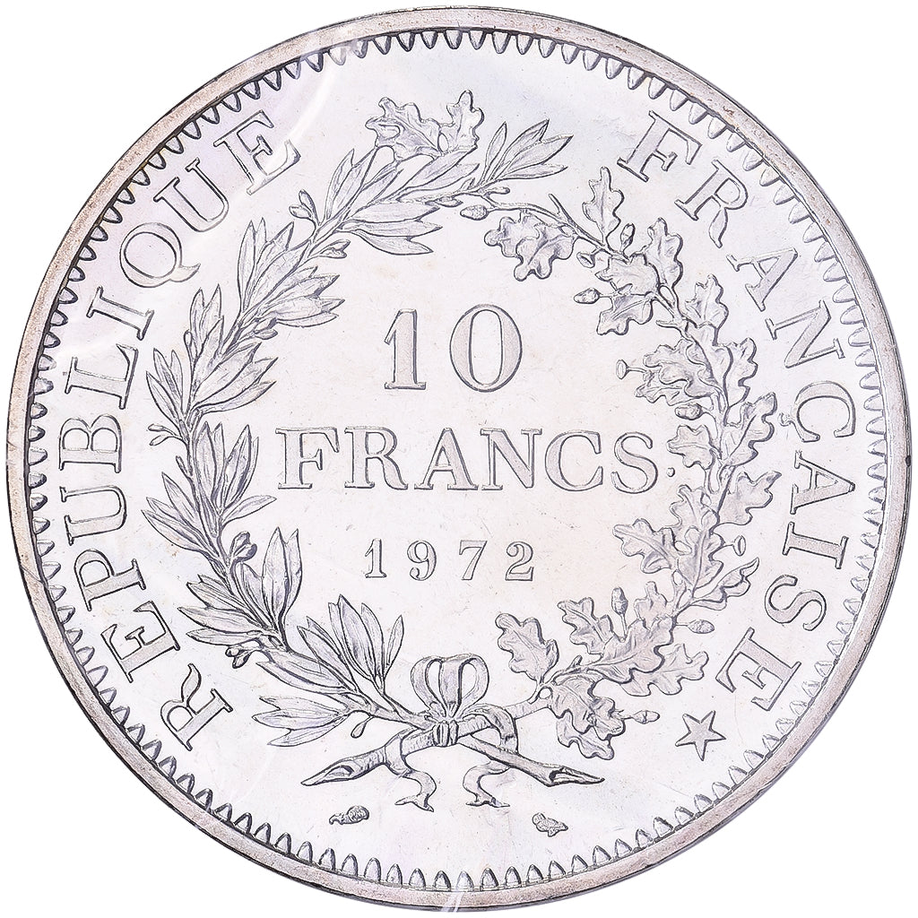 France, 10 Francs, Hercule, 1972, Paris, Argent, FDC, Gadoury:813, KM:932
