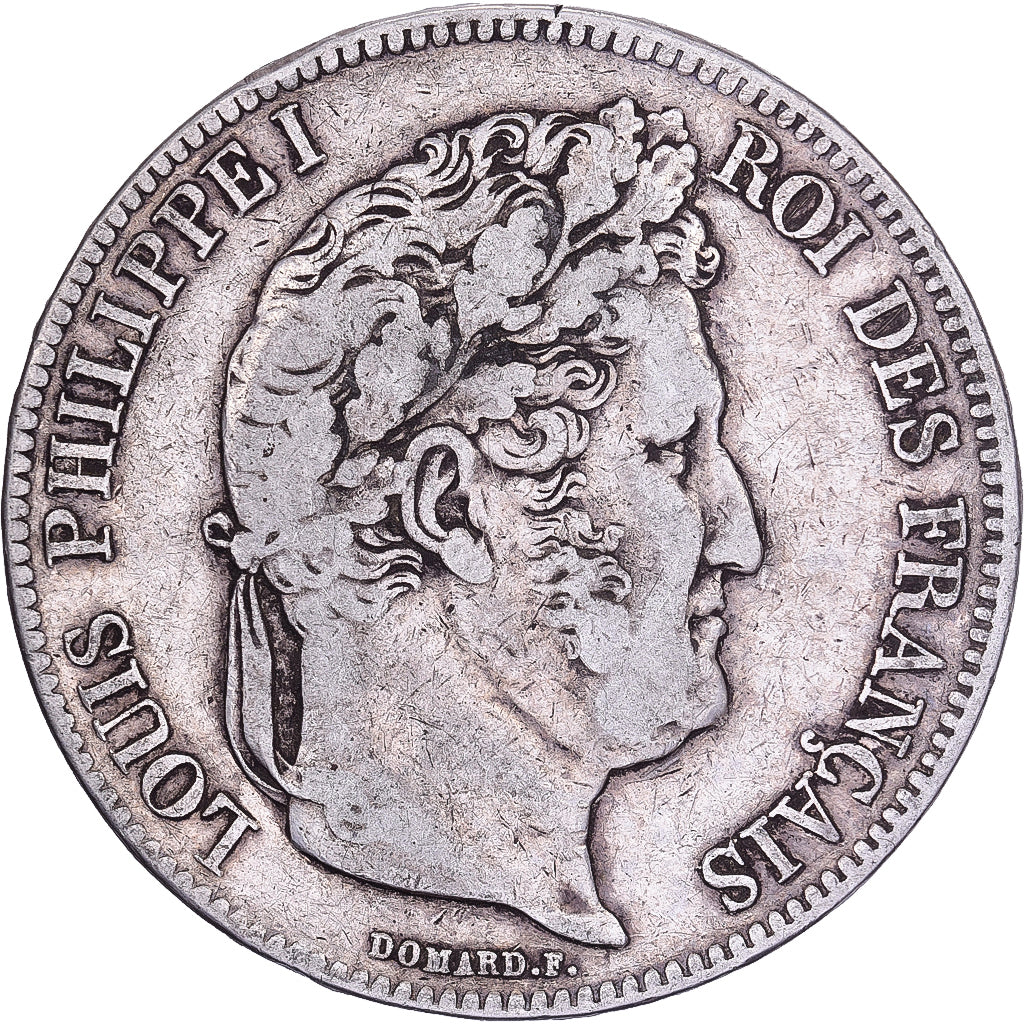 Frankrijk, 5 Francs, Louis-Philippe, 1832, La Rochelle, Zilver, FR+