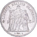 França, 5 Francs, Hercule, 1874, Paris, Prata, AU(55-58), Gadoury:745a