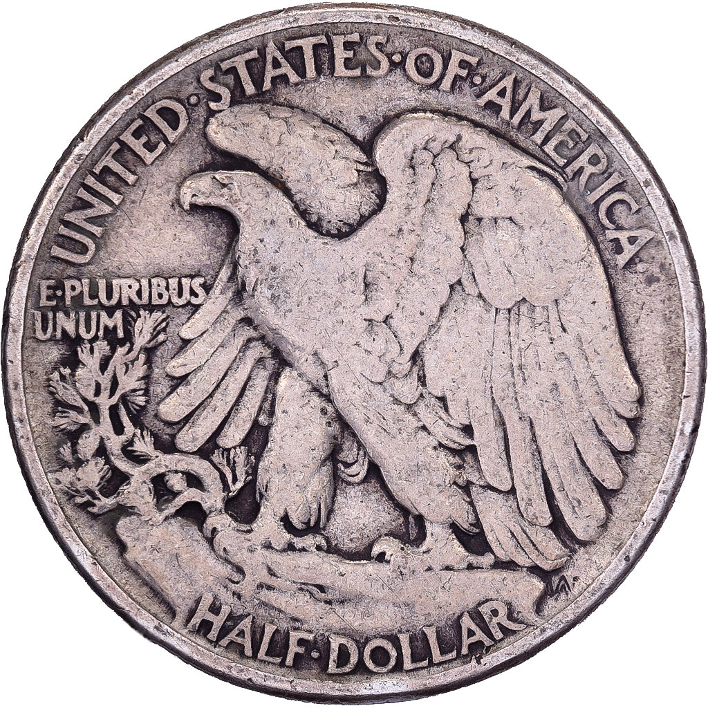 États-Unis, Half Dollar, Walking Liberty Half Dollar, 1945, Philadelphie