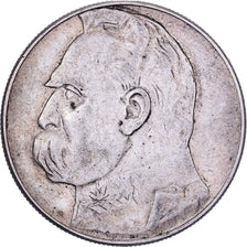Pologne, 10 Zlotych, 1935, Warsaw, Argent, TTB, KM:29