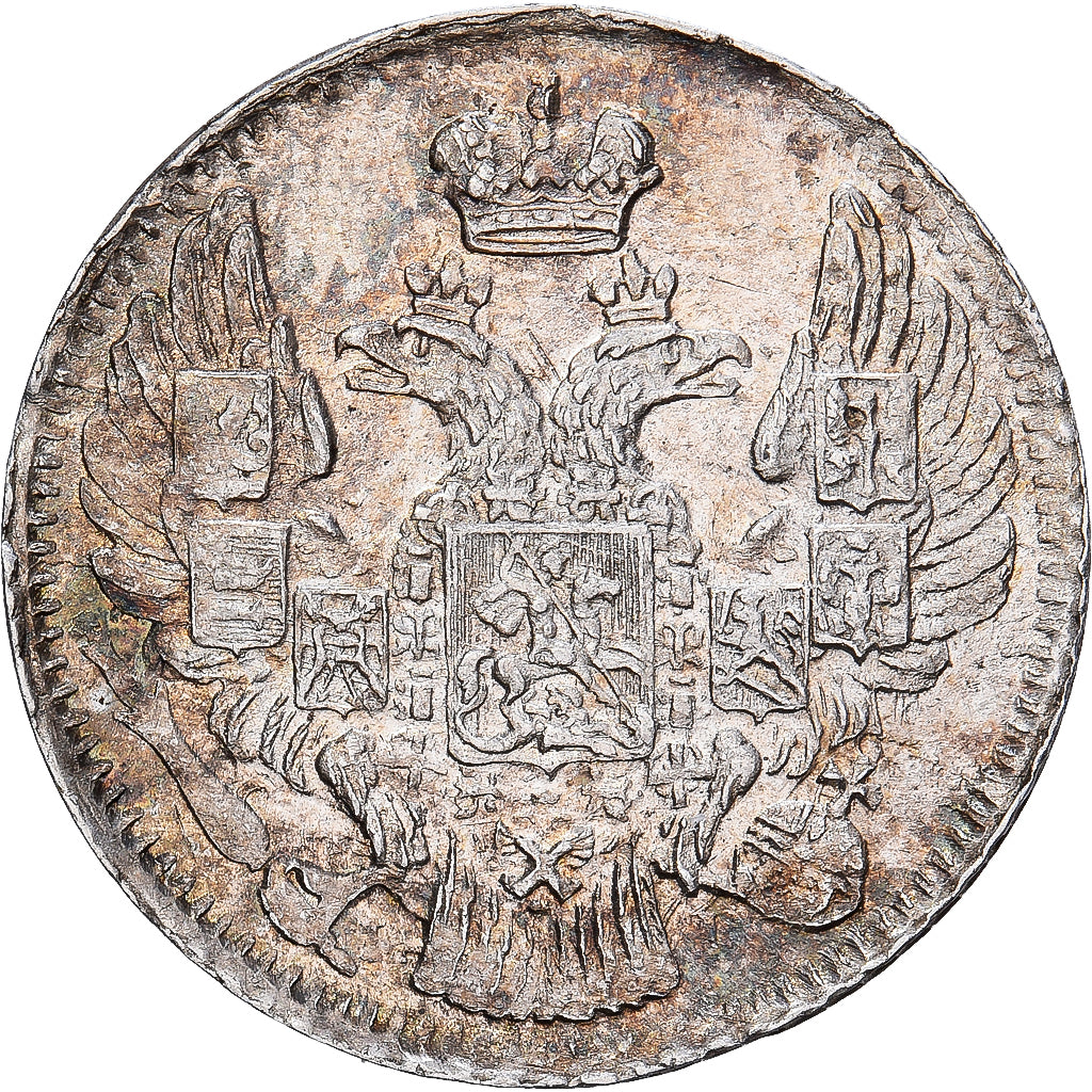 Russie, Nicholas I, 5 Kopeks, 1837, Saint-Pétersbourg, Argent, SUP, KM:163