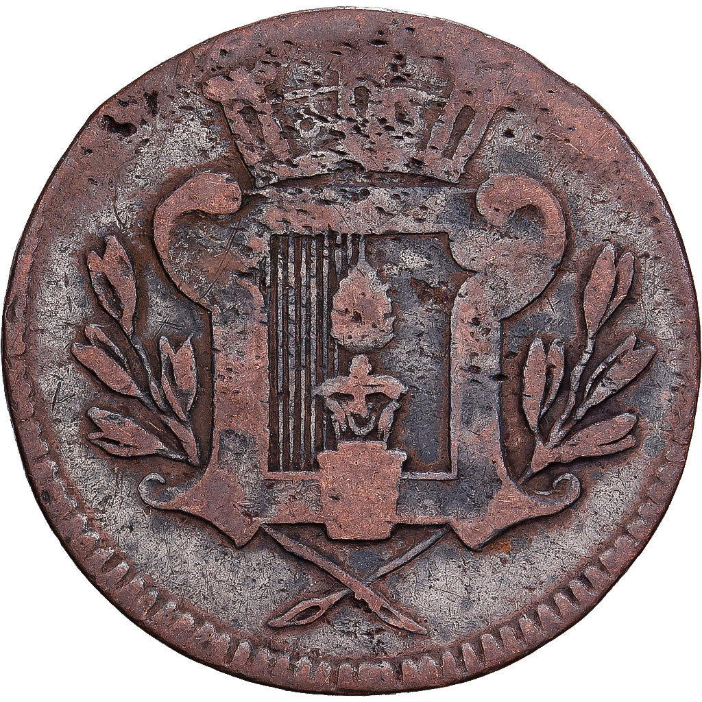 German States, AUGSBURG, Heller, 1793, Copper, VF(20-25), KM:188