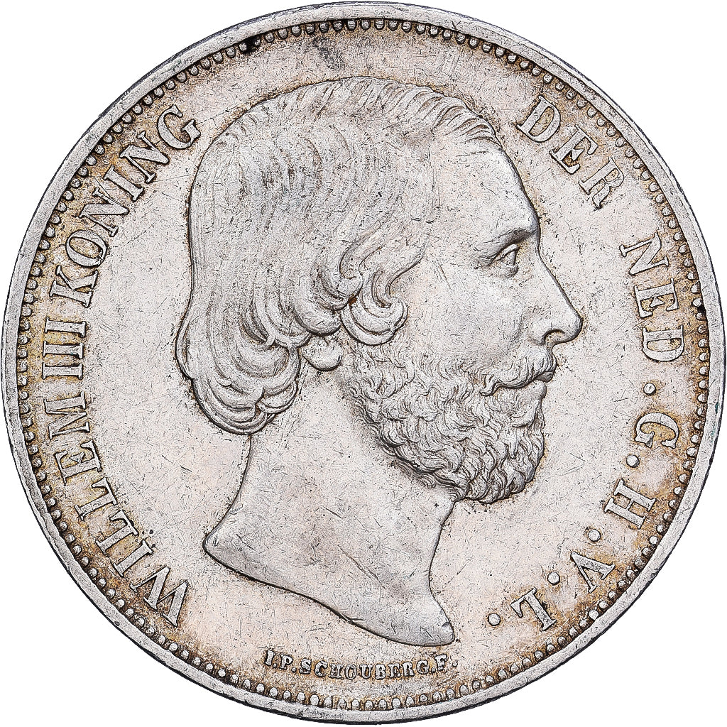 Netherlands, William III, 2-1/2 Gulden, 