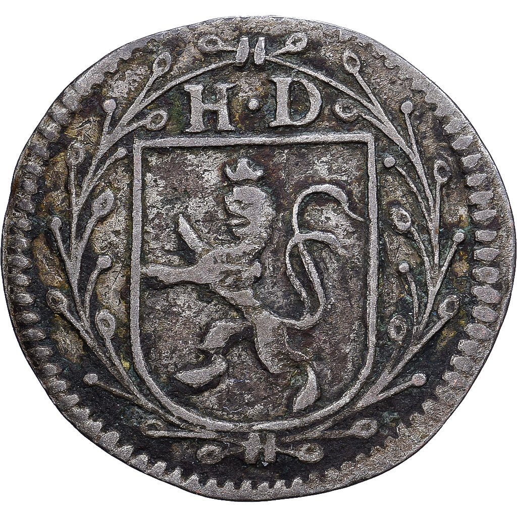 German States, HESSE-DARMSTADT, Ludwig VIII, 2 Kreuzer, '1744', Darmstadt