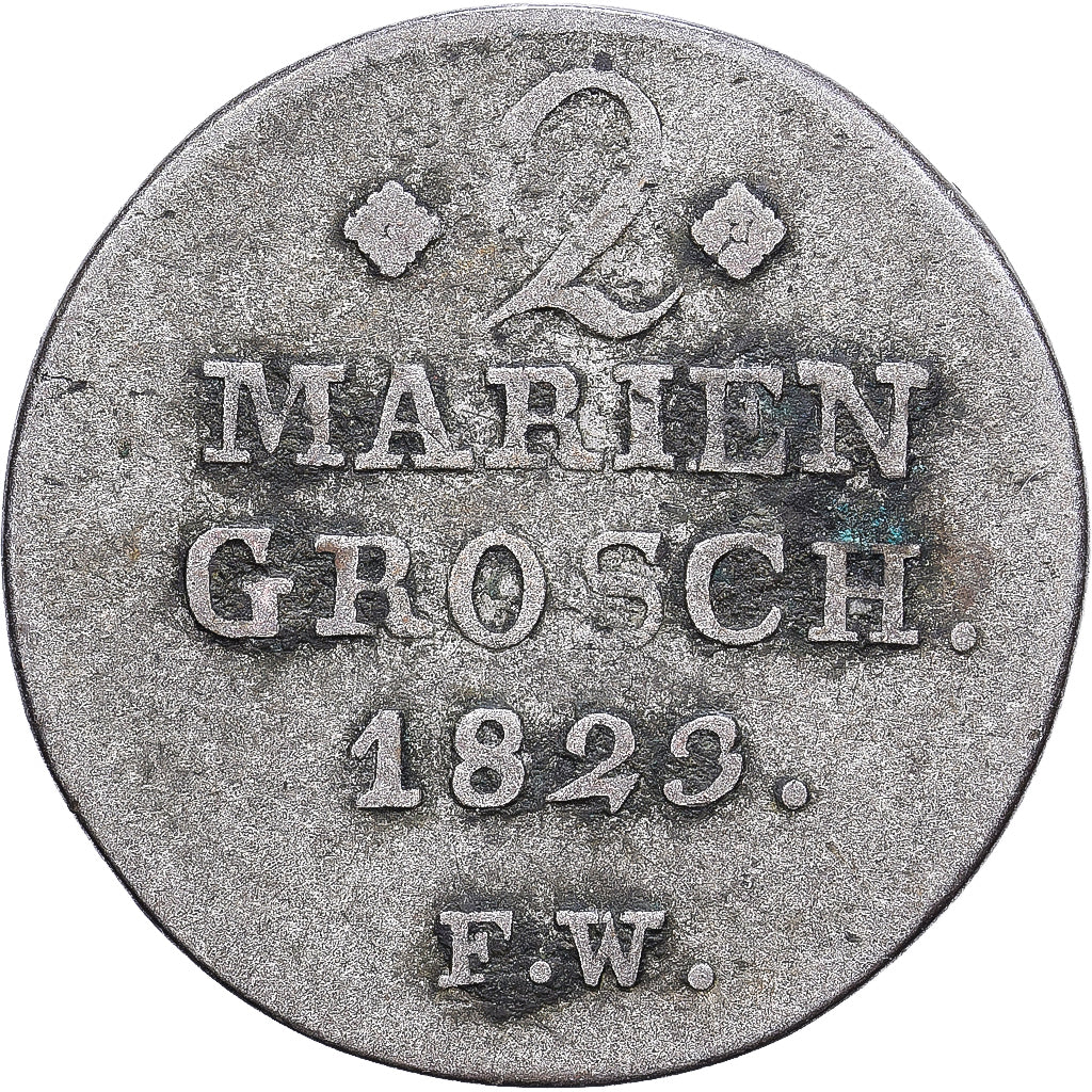 États allemands, WALDECK-PYRMONT, Georg Friedrich Heinrich, 2 Mariengroschen