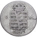 Estados alemanes, SAXE-MEININGEN, Bernhard II, 6 Kreuzer, 1827, Plata, BC+