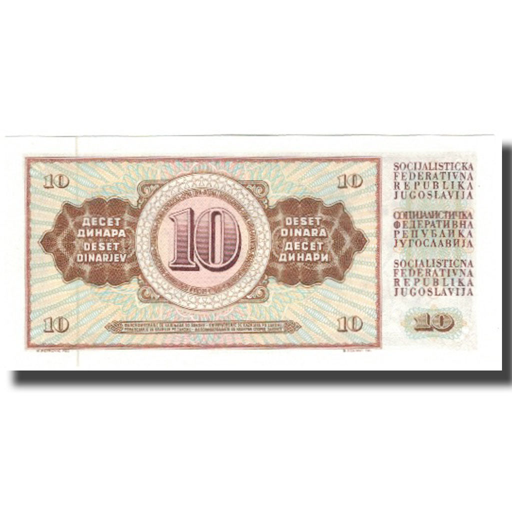 Banknote, Yugoslavia, 10 Dinara, 1978-08-12, KM:87a, UNC(65-70)