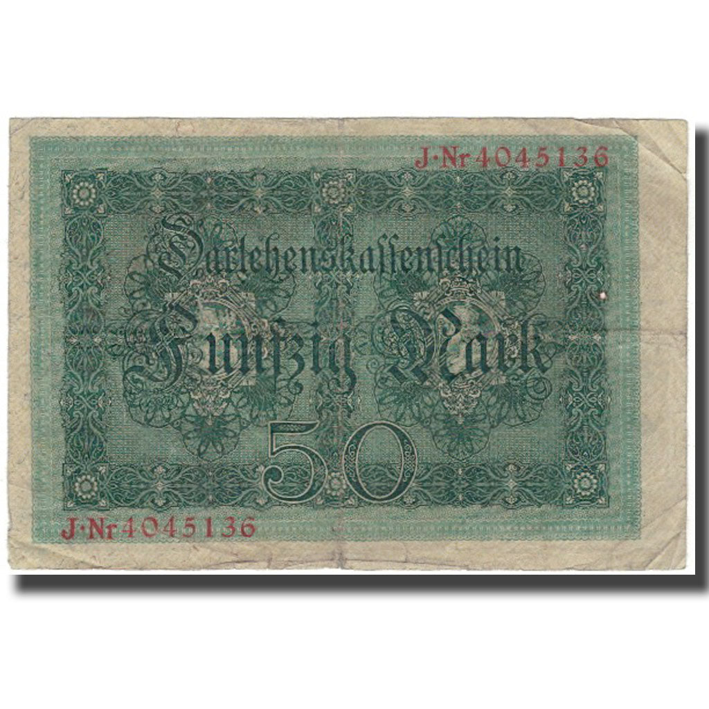 Banknote, Germany, 50 Mark, 1914, KM:49b, VG(8-10)
