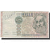 Banknot, Włochy, 1000 Lire, KM:109a, G(4-6)