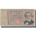 Banconote, Italia, 1000 Lire, KM:101a, B