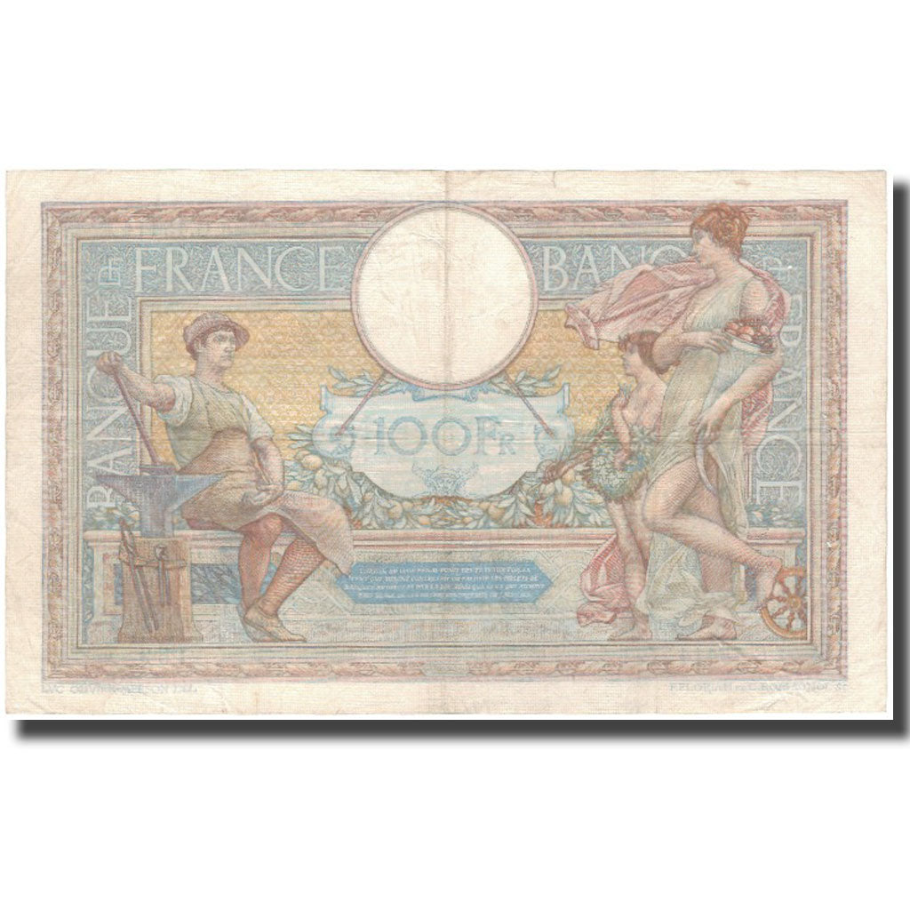 France, 100 Francs, Luc Olivier Merson, 1934-07-26, TTB, Fayette:24.13, KM:78c