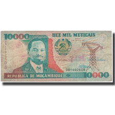 Nota, Moçambique, 10,000 Meticais, 1991-06-16, KM:137, VG(8-10)