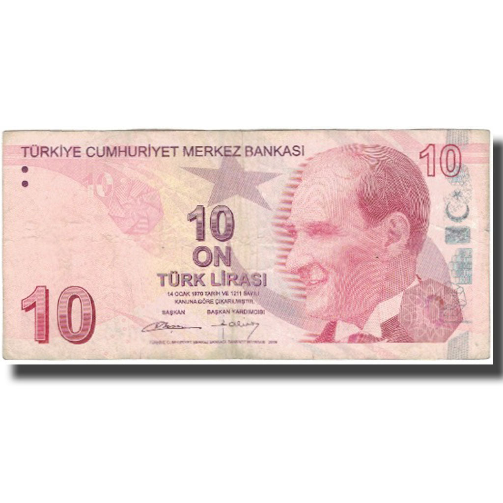 Banconote, Turchia, 10 Lira, KM:223, MB