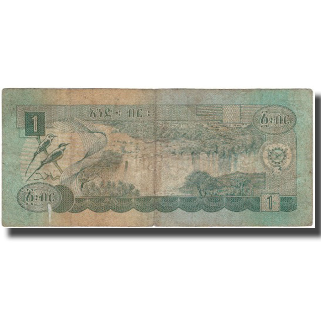 Biljet, Ethiopië, 1 Birr, KM:30a, B