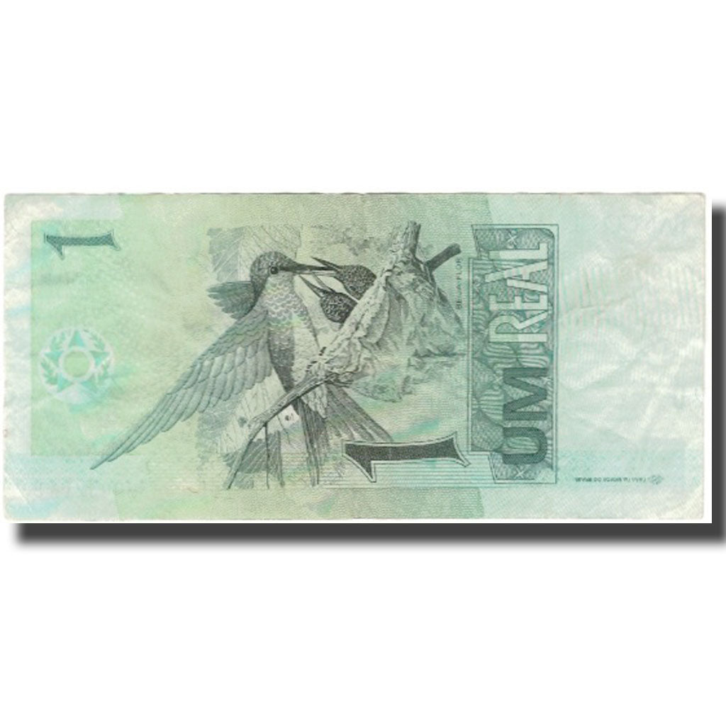 Nota, Brasil, 1 Réal, KM:243Ae, EF(40-45)