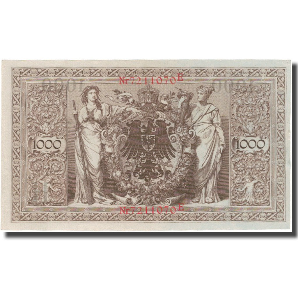 Banknote, Germany, 1000 Mark, 1910, KM:44b, AU(55-58)
