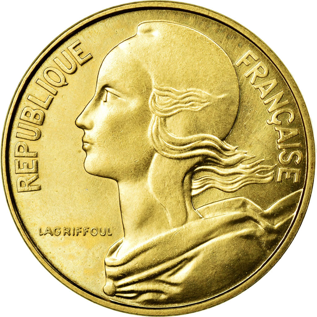 Coin, France, Marianne, 10 Centimes, 1974, Paris, MS(65-70), Aluminum-Bronze
