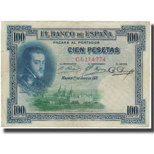 Banknote, Spain, 100 Pesetas, 1925-07-01, KM:69a, VF(20-25)
