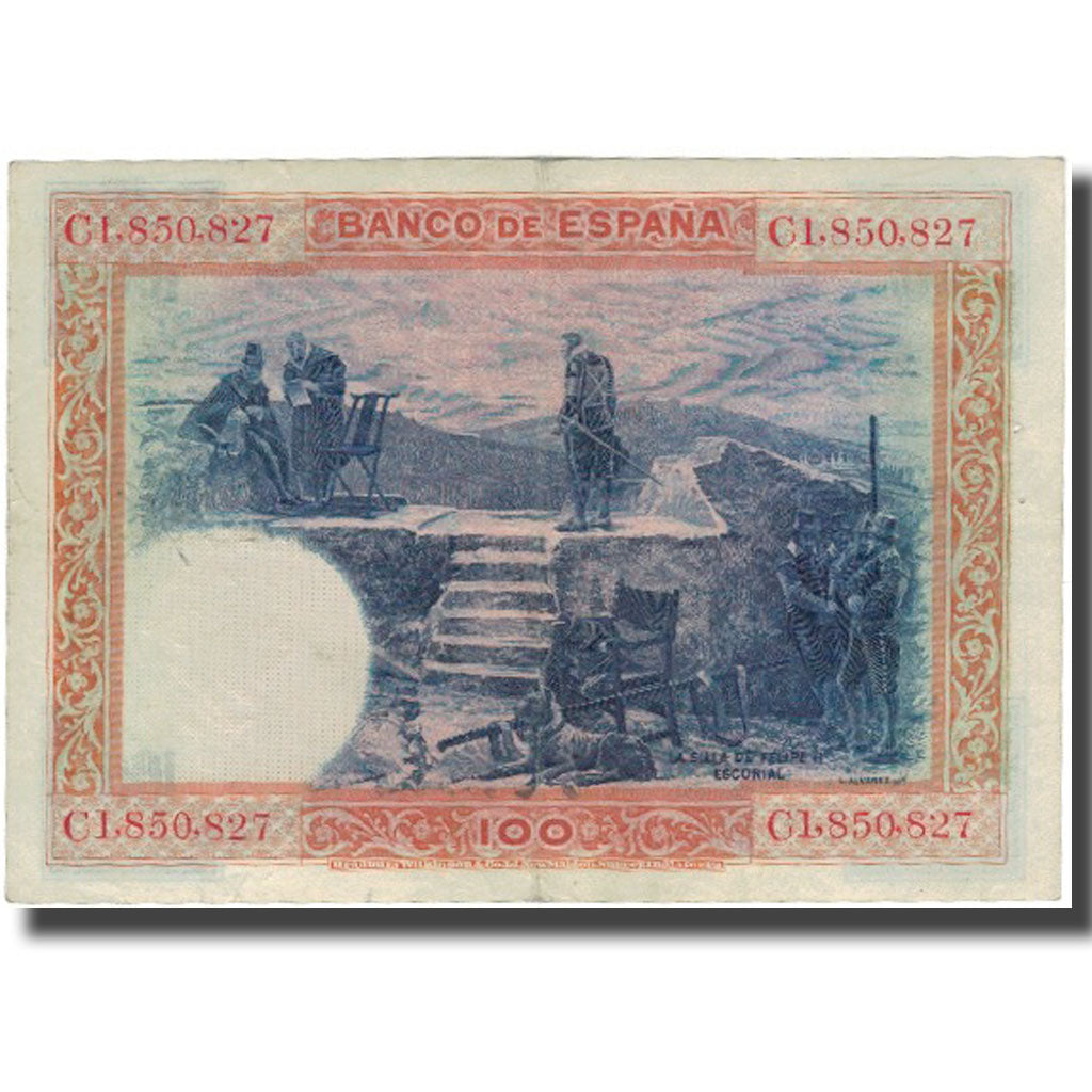 Billete, 100 Pesetas, España, 1925-07-01, KM:69a, BC+