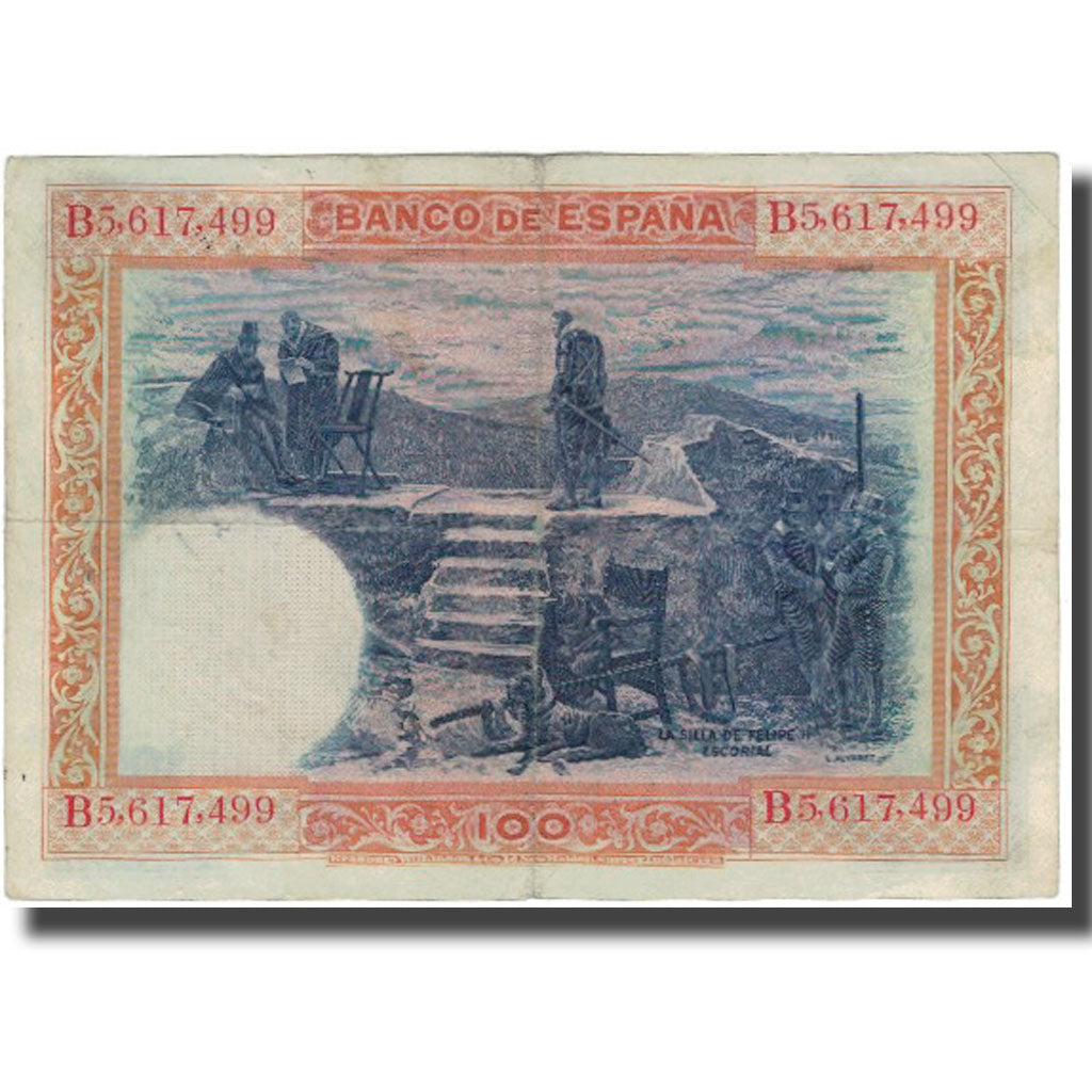 Banconote, Spagna, 100 Pesetas, 1925-07-01, KM:69a, MB