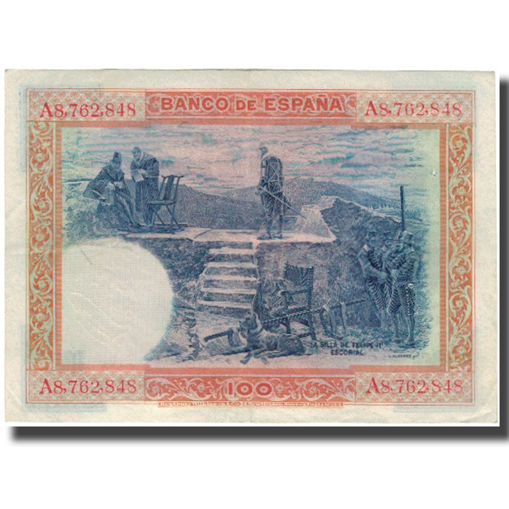 Banconote, Spagna, 100 Pesetas, 1925-07-01, KM:69a, BB