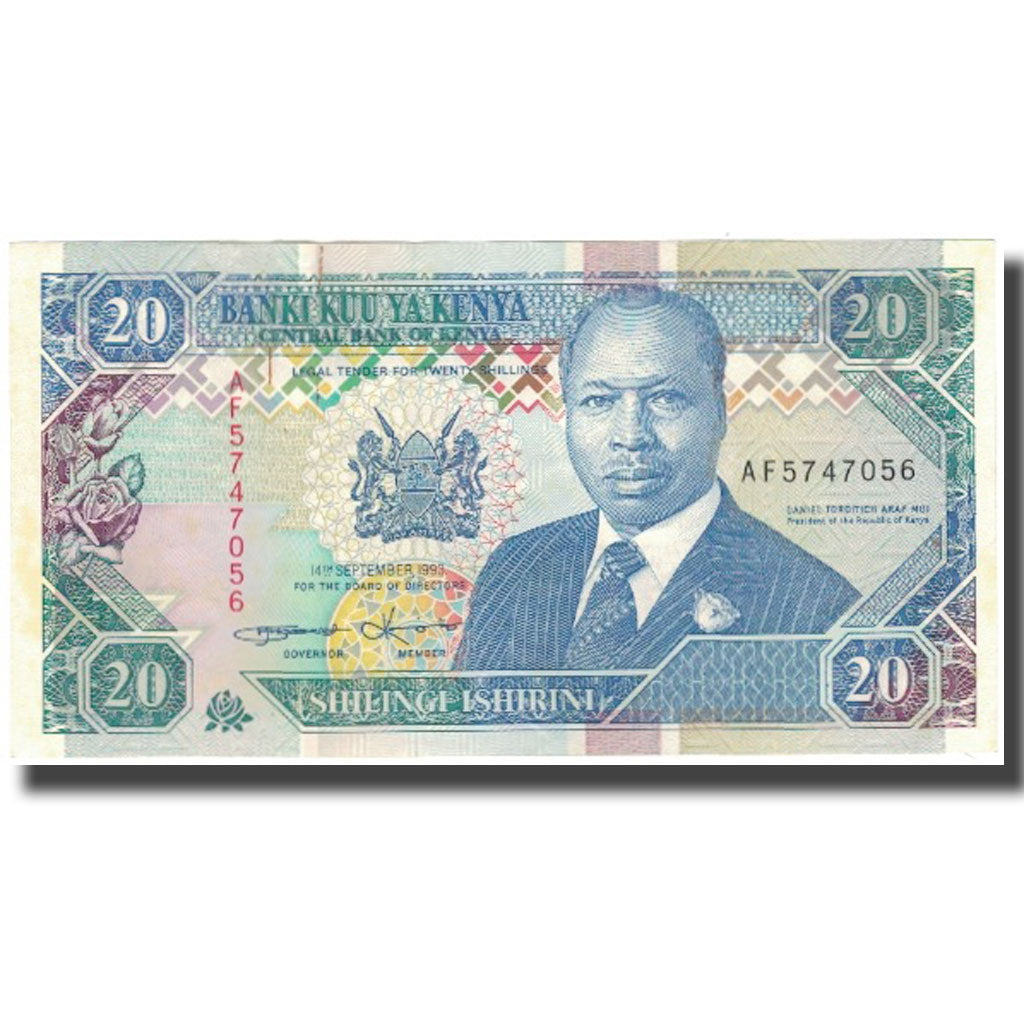 Banknote, Kenya, 20 Shillings, 1993-09-14, KM:31a, AU(55-58)