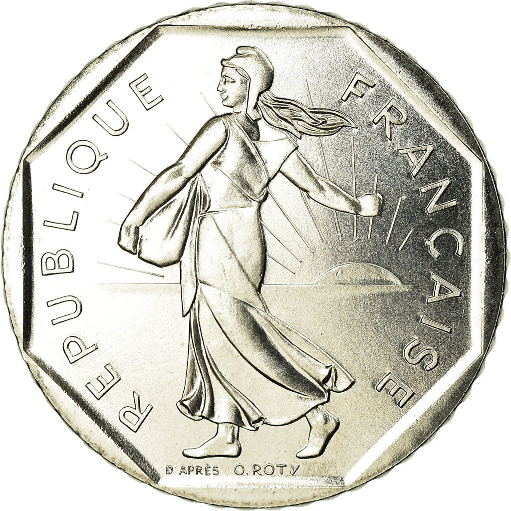 Monnaie, France, Semeuse, 2 Francs, 1990, FDC, Nickel, Gadoury:547