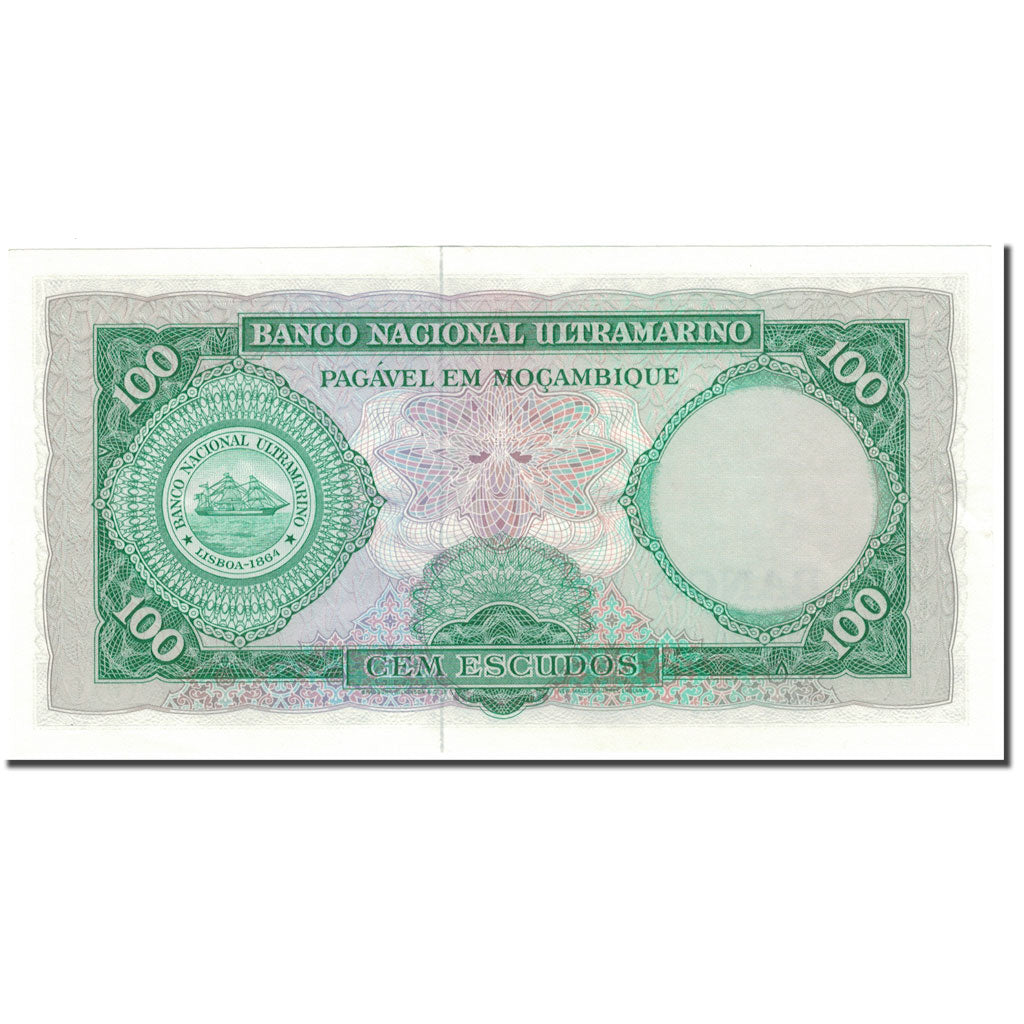 Banknote, Mozambique, 100 Escudos, 1961-03-27, KM:117a, UNC(63)