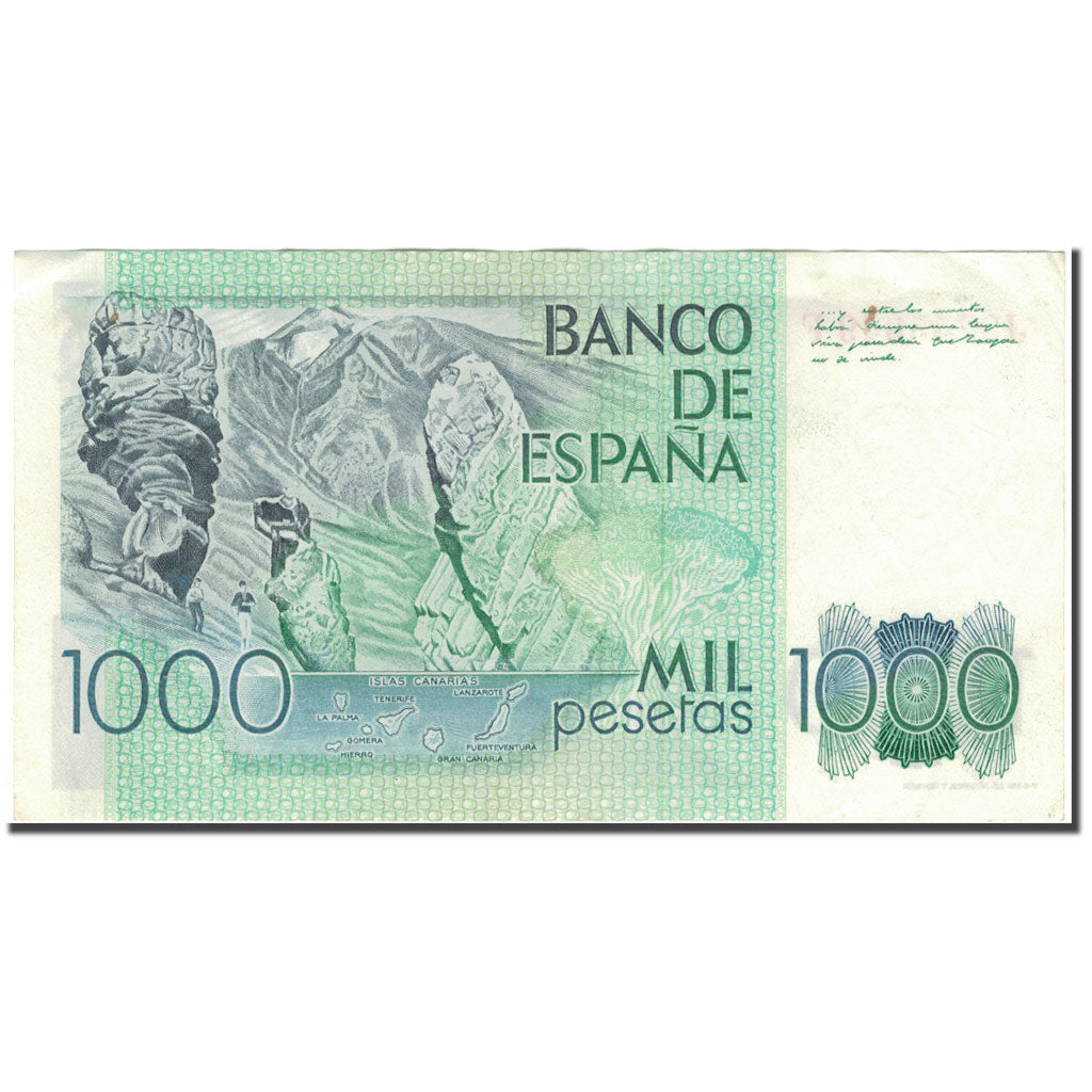 Banknot, Hiszpania, 1000 Pesetas, 1979-10-23, KM:158, AU(55-58)